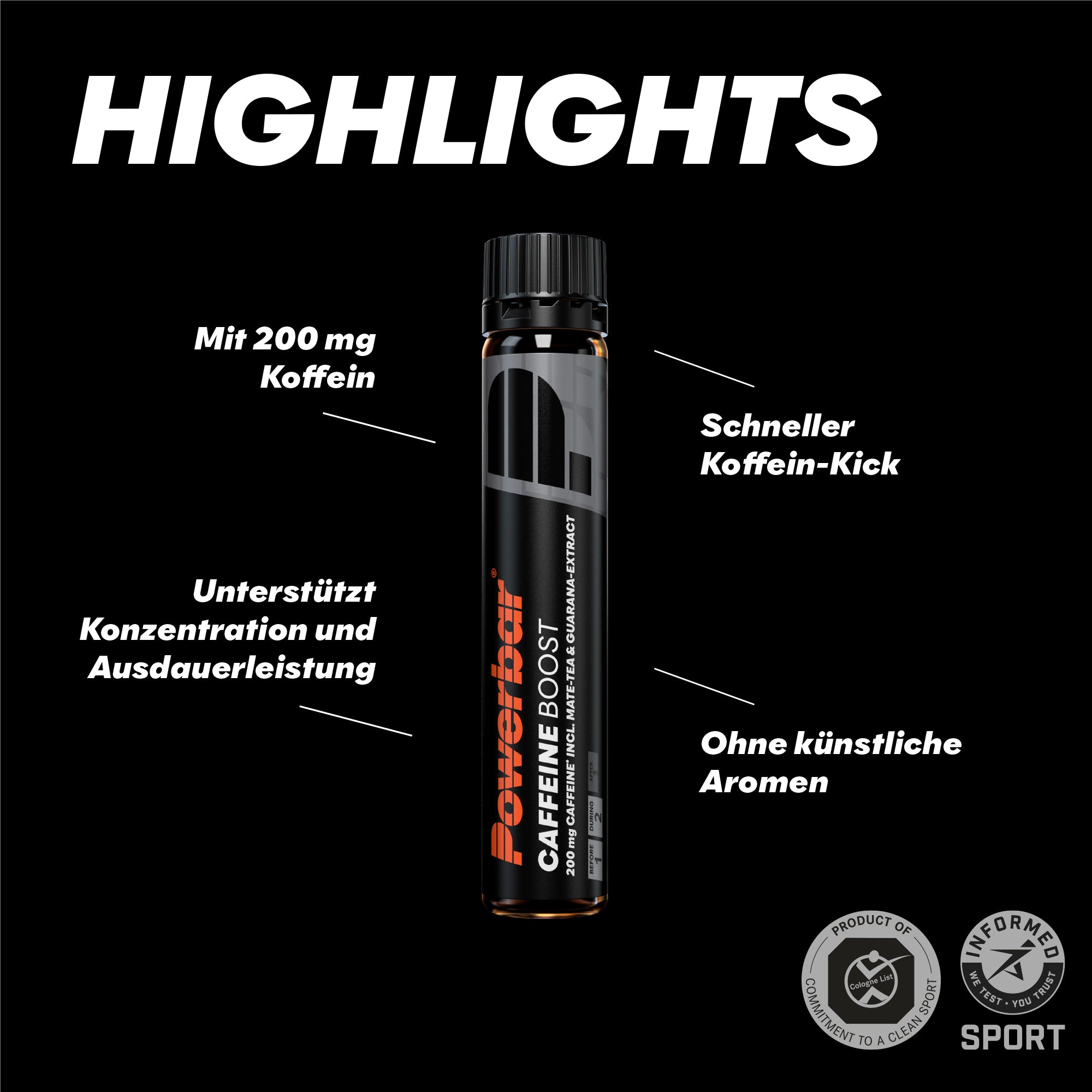 highlight image for Black Line Caffeine Boost - 1 Box (20 x 25ml) Neutral (+ Koffein)