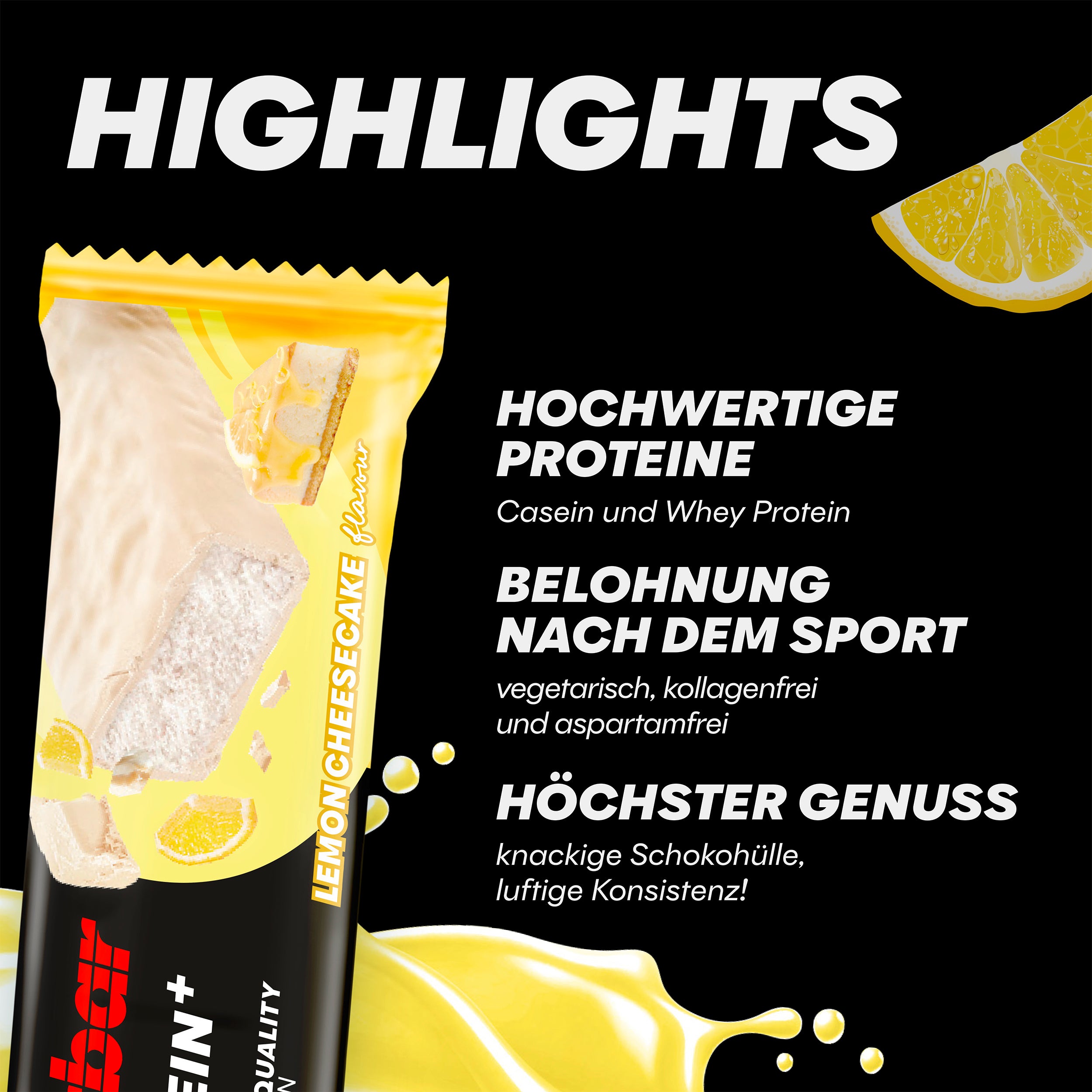 highlight image for 30% Protein Plus - 1 Box (15 x 55g) Lemon-Cheesecake