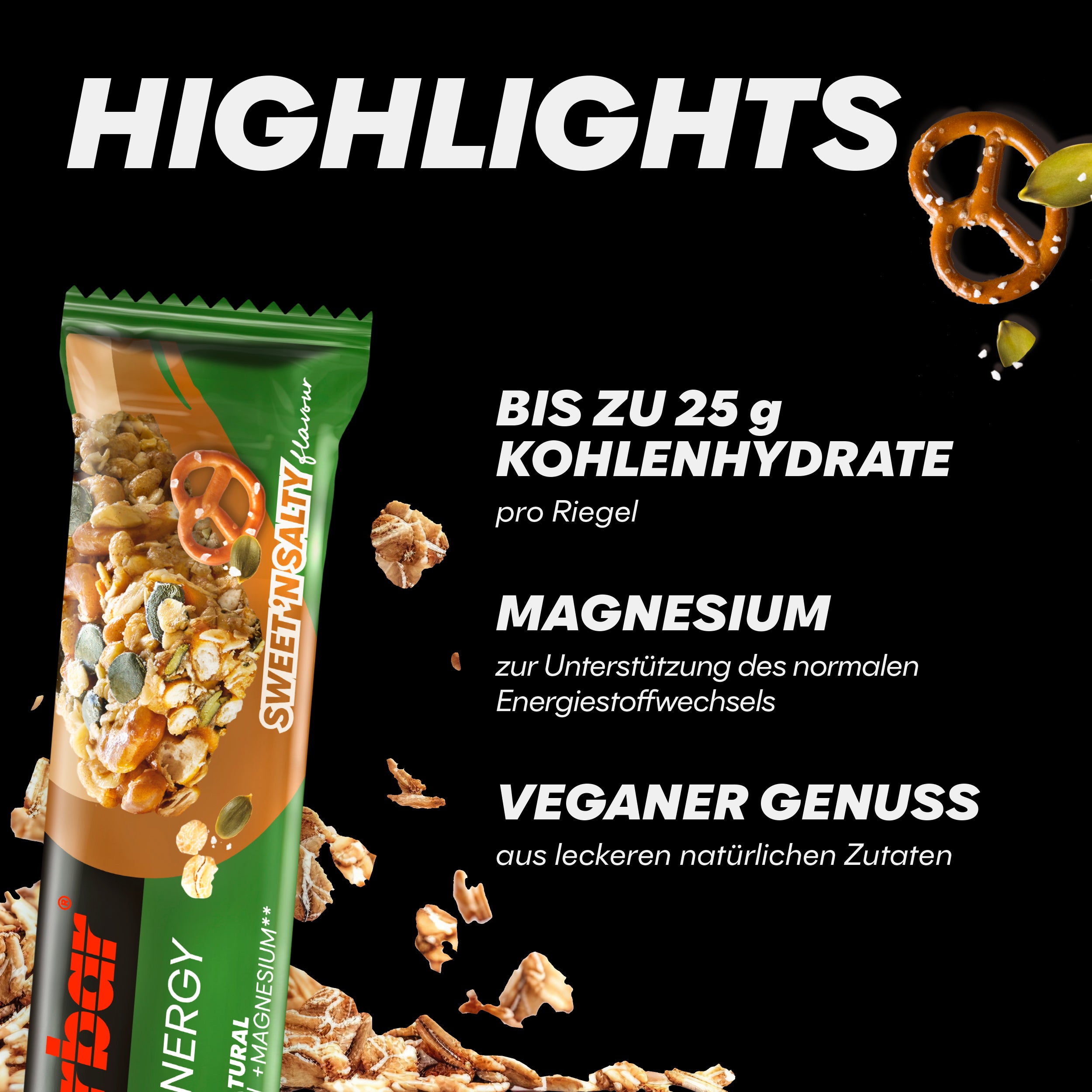 highlight image for Natural Energy Cereal - 1 Box (18 x 40g) Sweet'n Salty